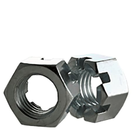 Newport Fasteners Hex Nut, 1-3/8"-12, Steel, Zinc Plated, 1-11/64 in Ht, 35 PK 144040-BR-35